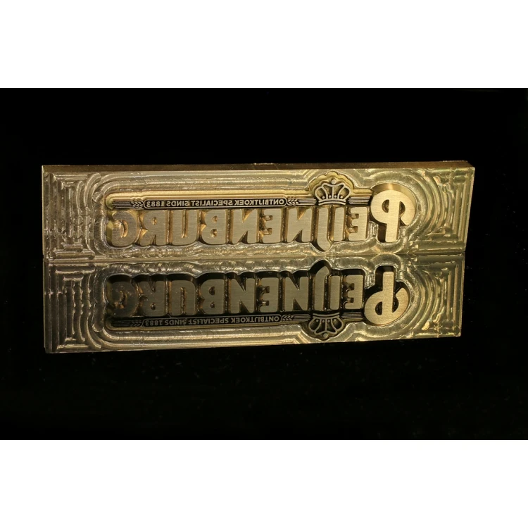 HOTSTAMP - Matrize / Siegel zum Prägen von Logos im Heiß- und Kaltverfahren - Matrizengröße: 113x24mm - CNC und LASER