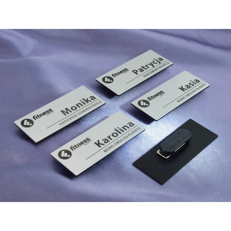 Ausweis für Mitarbeiter - Silber - ID005