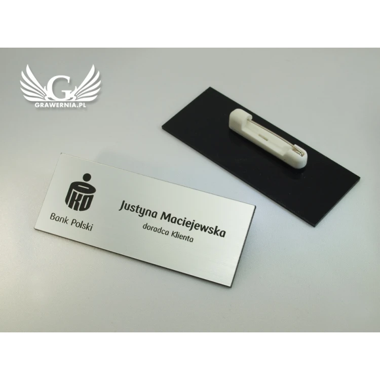Ausweis für Mitarbeiter - Silber - ID005