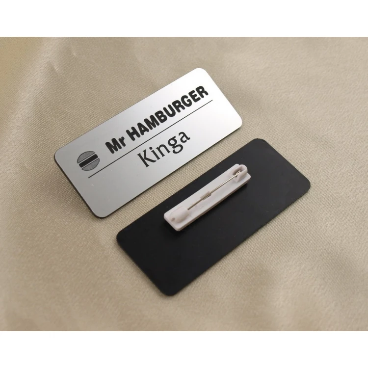 Ausweis für Mitarbeiter - Silber - ID005