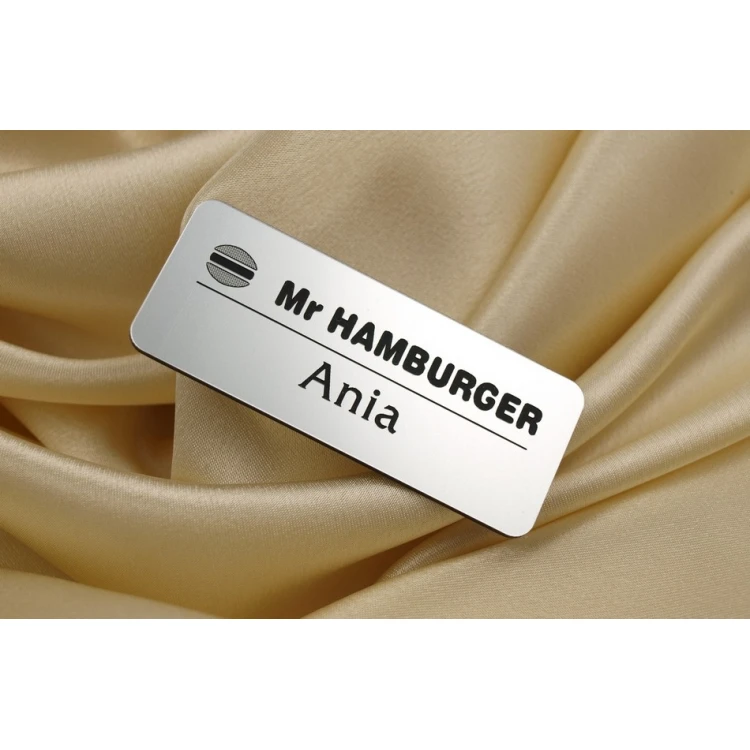 Ausweis für Mitarbeiter - Silber - ID005