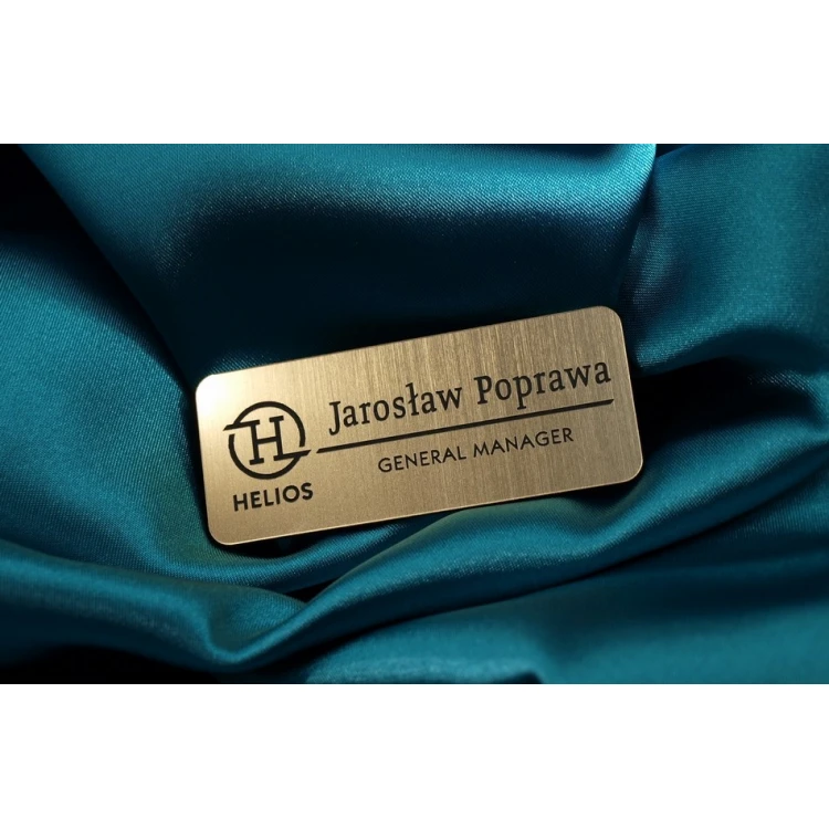 Ausweis für Mitarbeiter Gold 75x30mm - ID006