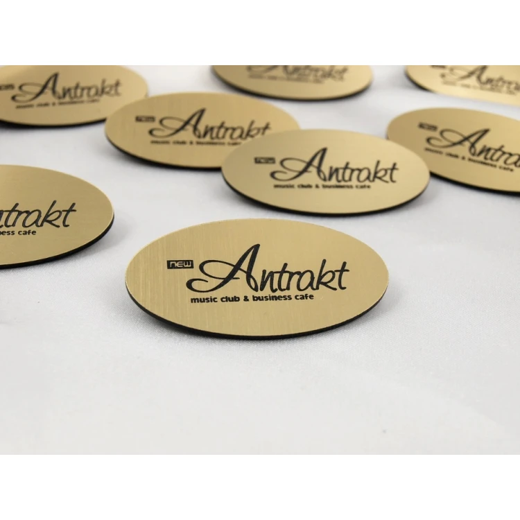 Ausweis für Mitarbeiter - GOLD ODER SILBER ELLIPSE - ID014