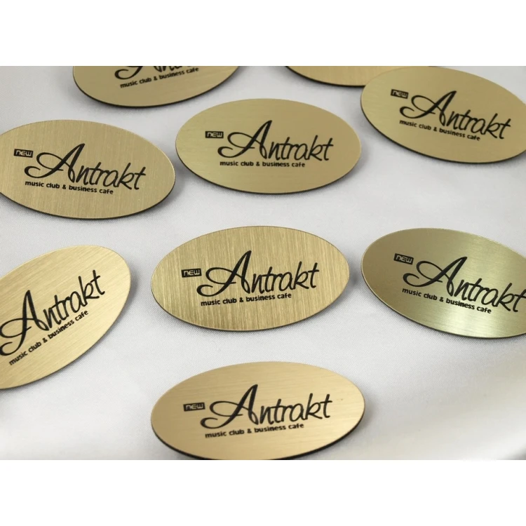 Ausweis für Mitarbeiter - GOLD ODER SILBER ELLIPSE - ID014