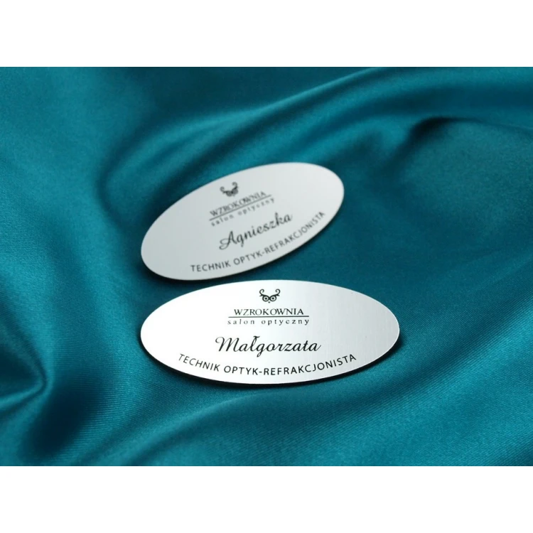 Ausweis für Mitarbeiter - GOLD ODER SILBER ELLIPSE - ID014