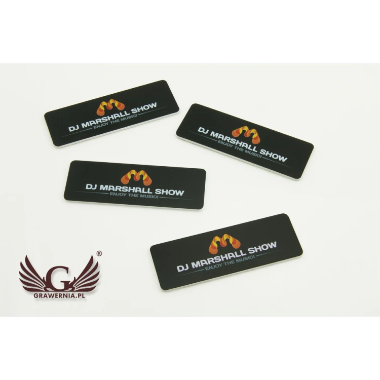 Ausweis für Mitarbeiter - farbiger UV-Druck - 70x25mm - ID060