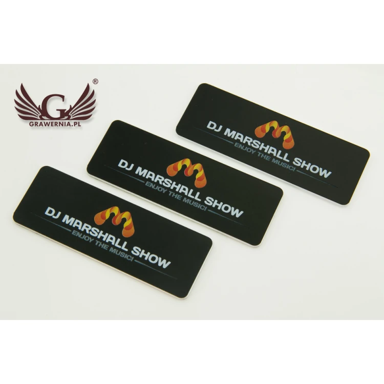 Ausweis für Mitarbeiter - farbiger UV-Druck - 70x25mm - ID060