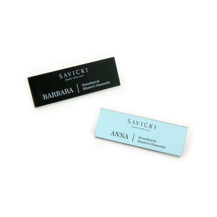 Ausweis für Mitarbeiter - 60x20mm - ID032 - farbiger UV-Druck