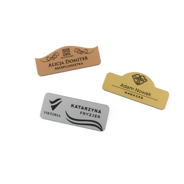 Ausweis für Mitarbeiter - ELEGANT SILBER, GOLD, SCHWARZ, MATT KUPFER EXTERIOR - ID013