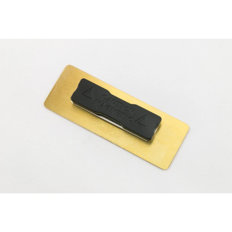 Ausweis für Mitarbeiter - 70x25mm - ID033 - Messing