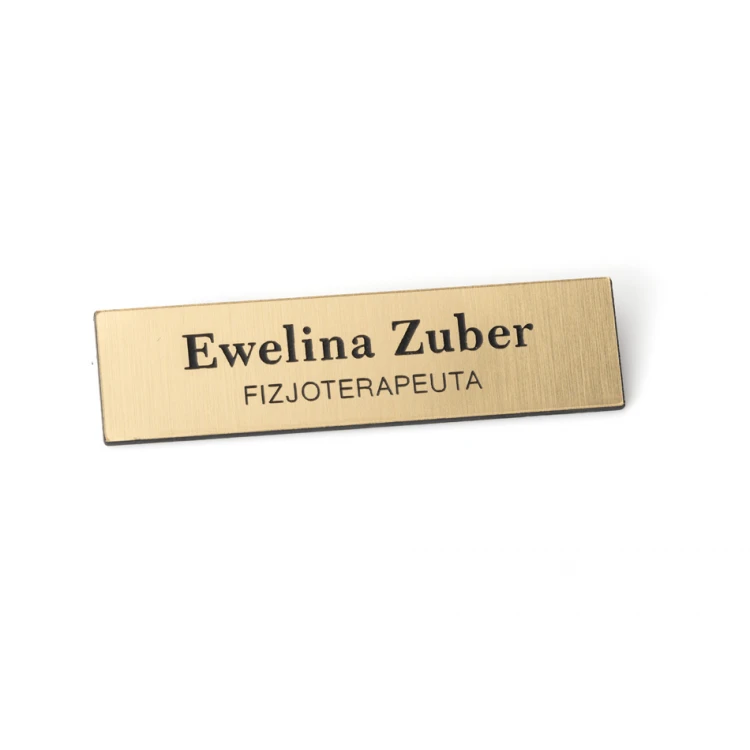 Ausweis für Mitarbeiter Gold 65x17mm - MINI 1 - ID009