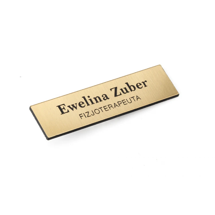 Ausweis für Mitarbeiter Gold 65x17mm - MINI 1 - ID009