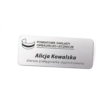 Ausweis für Mitarbeiter - Silber - ID005