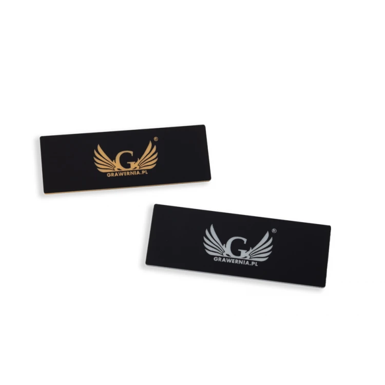 Ausweis - Medium - Schwarz mit Gold- oder Silbergravur - ID102