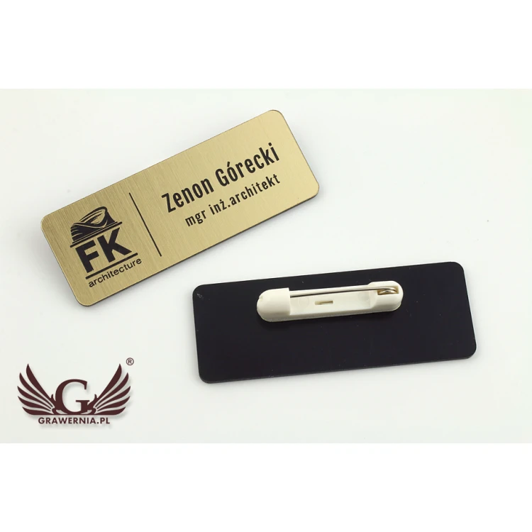 Ausweis - Medium Farbe Gold oder Silber - ID055