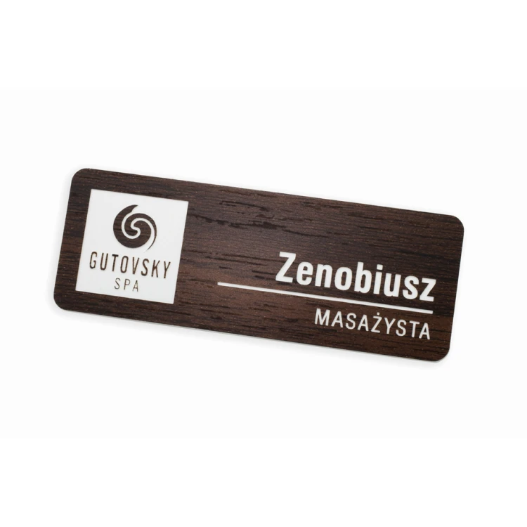 Ausweis - Medium - Holzimitat - ID096