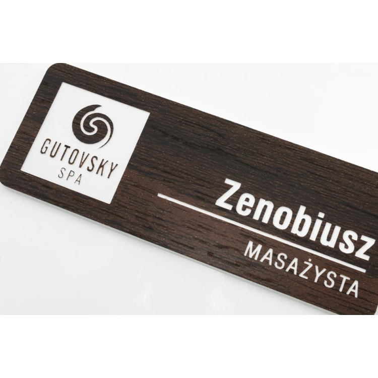 Ausweis - Medium - Holzimitat - ID096