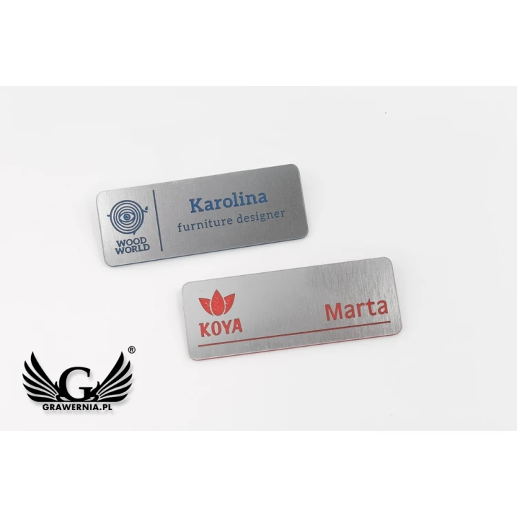 Ausweis - Medium - Silber mit Gravur - ID077
