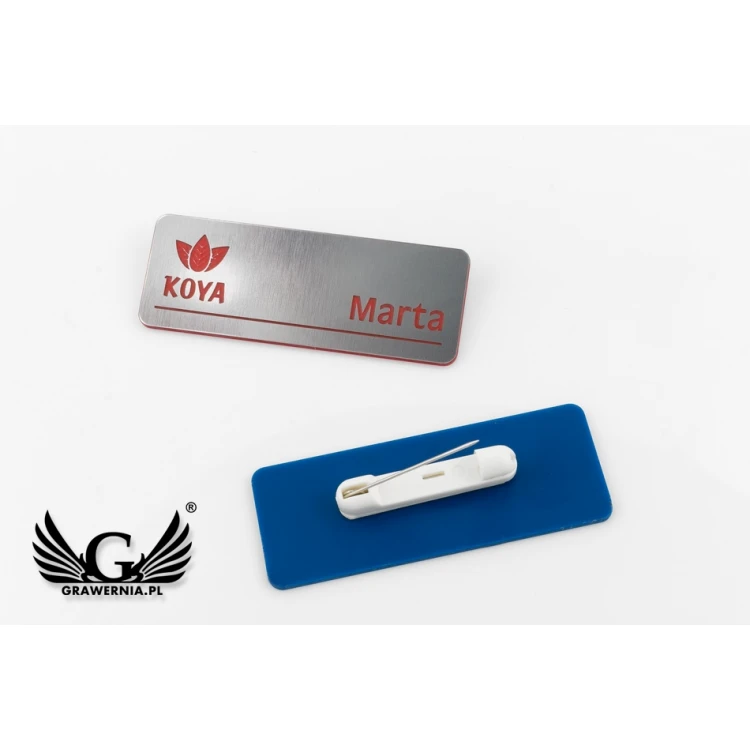 Ausweis - Medium - Silber mit Gravur - ID077