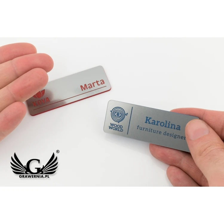 Ausweis - Medium - Silber mit Gravur - ID077