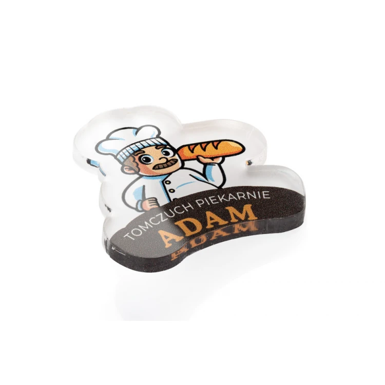 Ausweis in Form Ihres Logos - Plexiglas mit UV-Druck - ID113