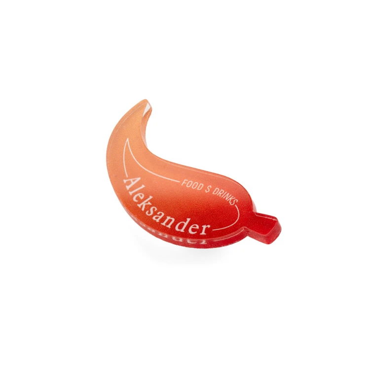 Ausweis in Form Ihres Logos - Plexiglas mit UV-Druck - ID114