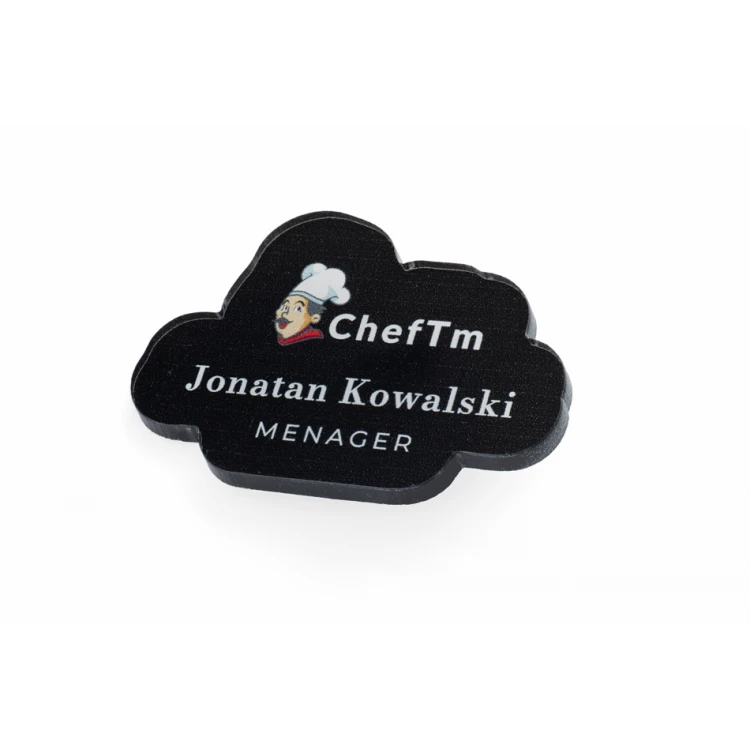 Ausweis in Form Ihres Logos - Plexiglas mit UV-Druck - ID113