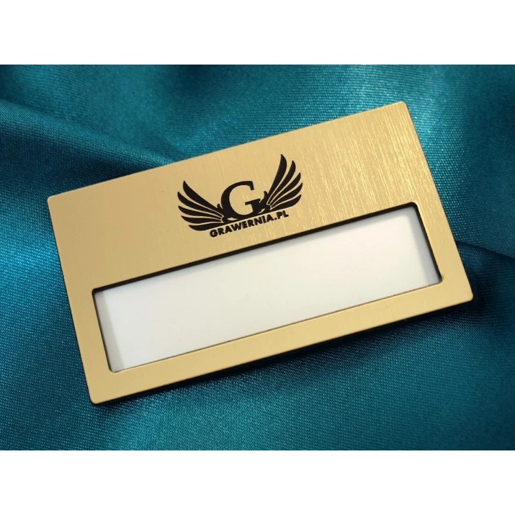 Ausweis mit Fenster - Gold B - ID020