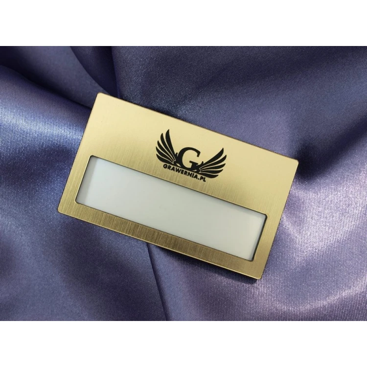 Ausweis mit Fenster - Gold B - ID020