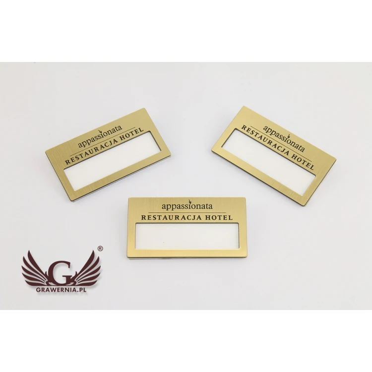 Ausweis mit Fenster - Gold M - ID021