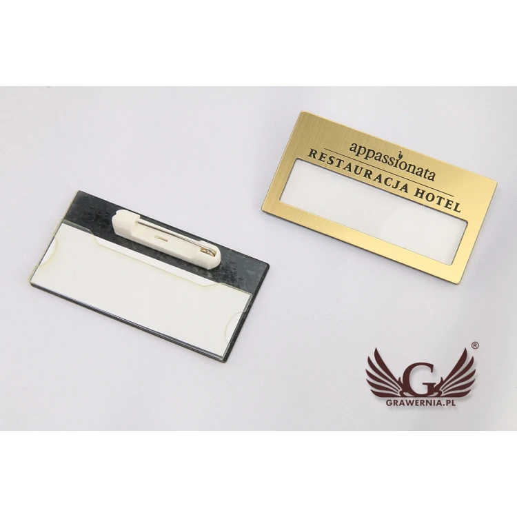 Ausweis mit Fenster - Gold M - ID021