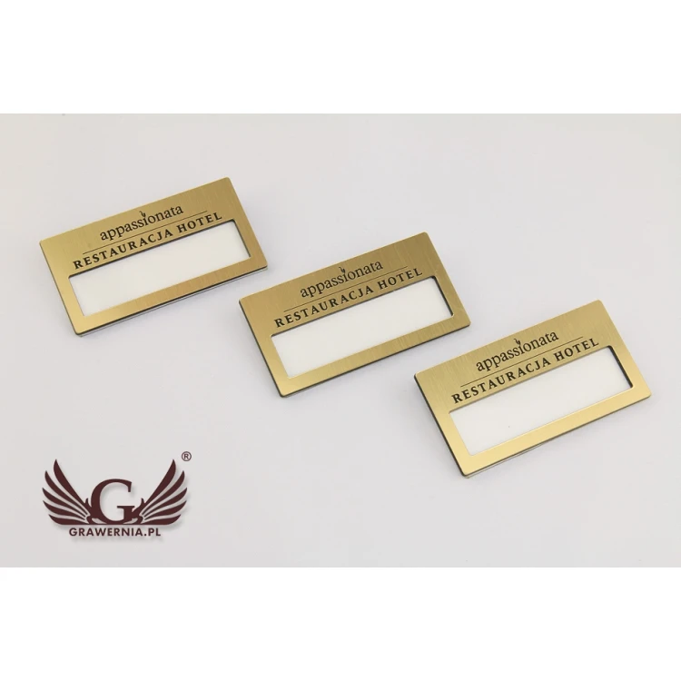 Ausweis mit Fenster - Gold M - ID021
