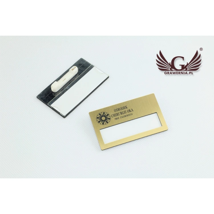 Ausweis mit Fenster - Gold B - ID020