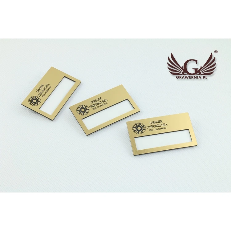 Ausweis mit Fenster - Gold B - ID020