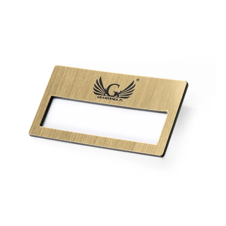 Ausweis mit Fenster - Gold M - ID021
