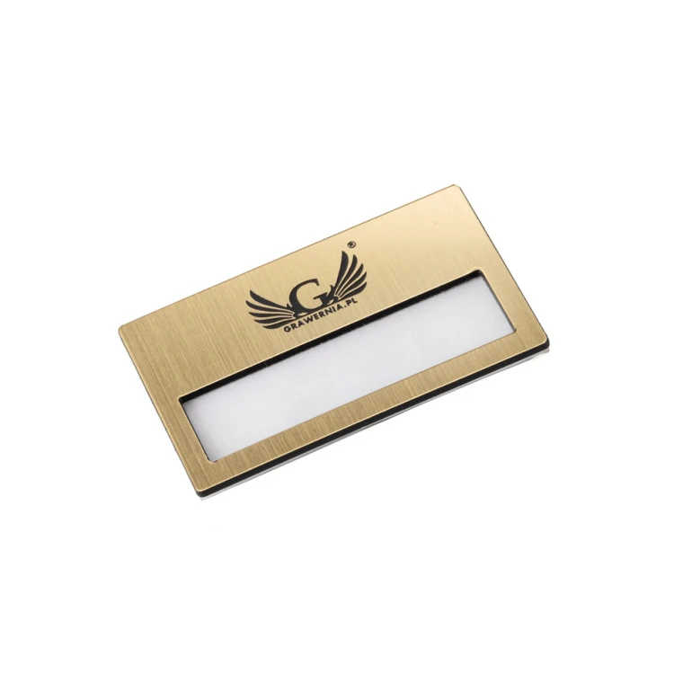 Ausweis mit Fenster - Gold B - ID020