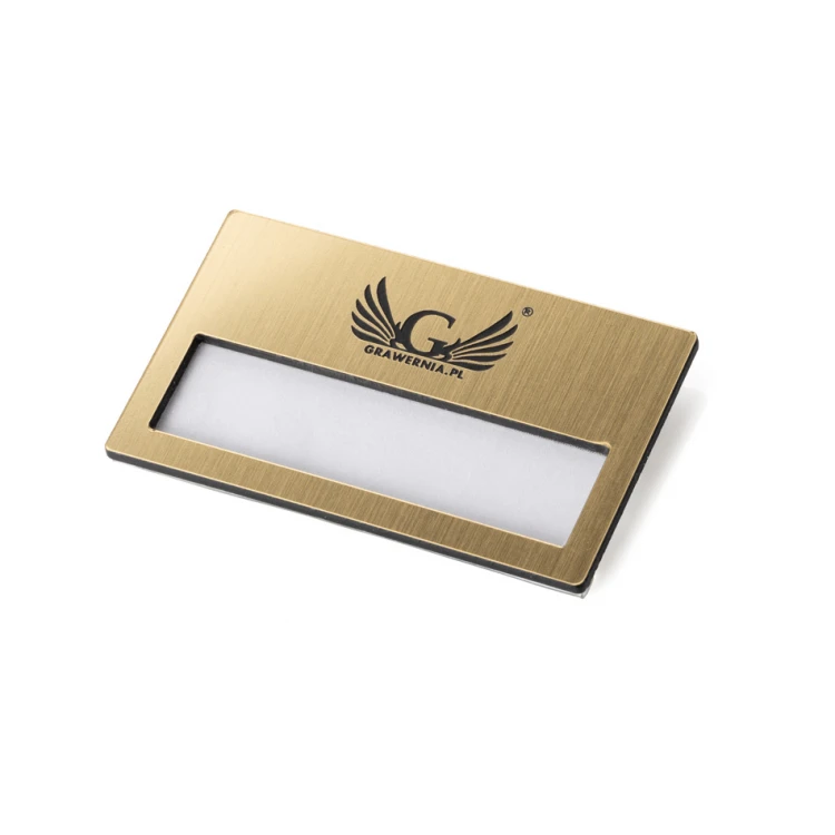 Ausweis mit Fenster - Gold B - ID020
