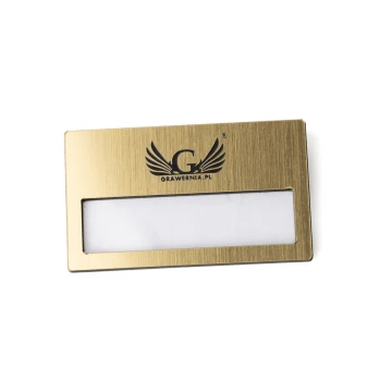 Ausweis mit Fenster - Gold B - ID020