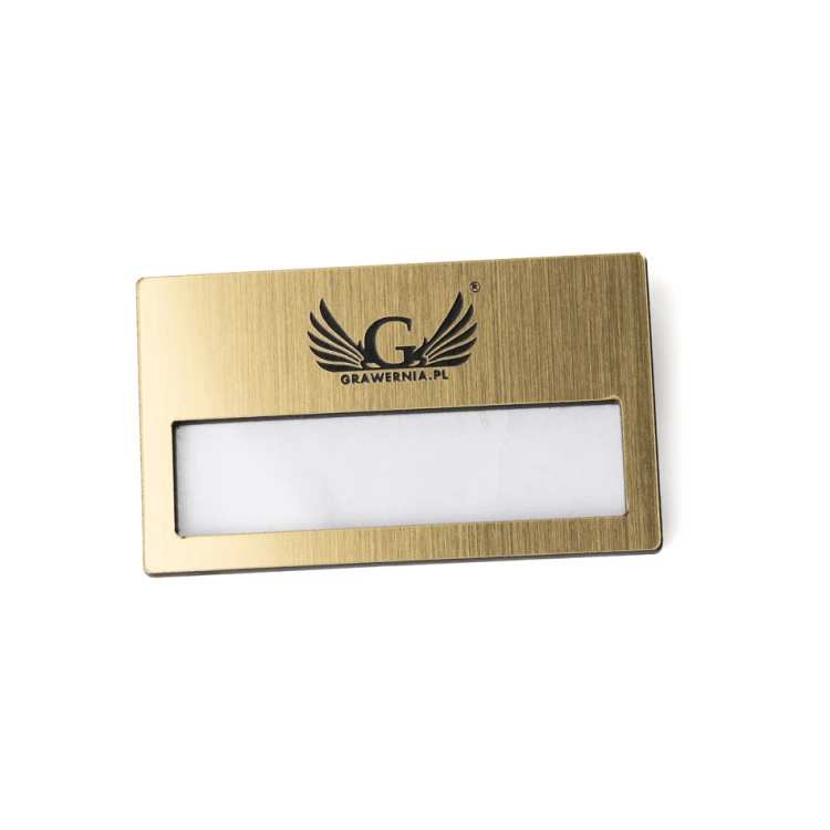 Ausweis mit Fenster - Gold B - ID020
