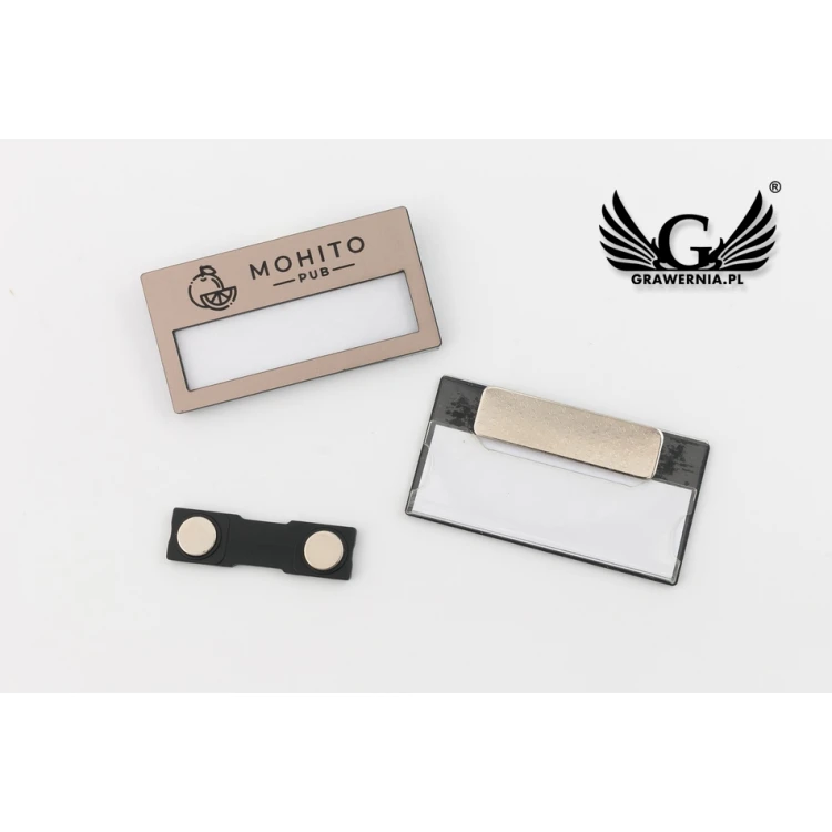 Ausweis mit Fenster - Kupfer oder Caffe Latte - M - Größe 67x35mm - ID074