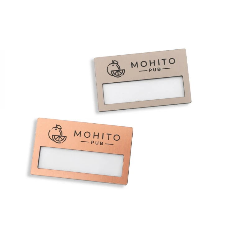 Ausweis mit Fenster - Kupfer oder Caffe Latte - B - Größe 67x40mm - ID075