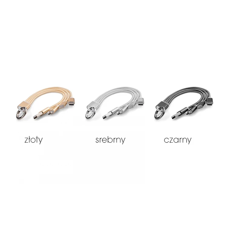 USB-Kabel 3 in 1 Toronto - beliebige Gravur - BP95