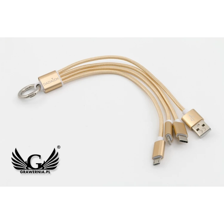 USB-Kabel 3 in 1 Toronto - beliebige Gravur - BP95
