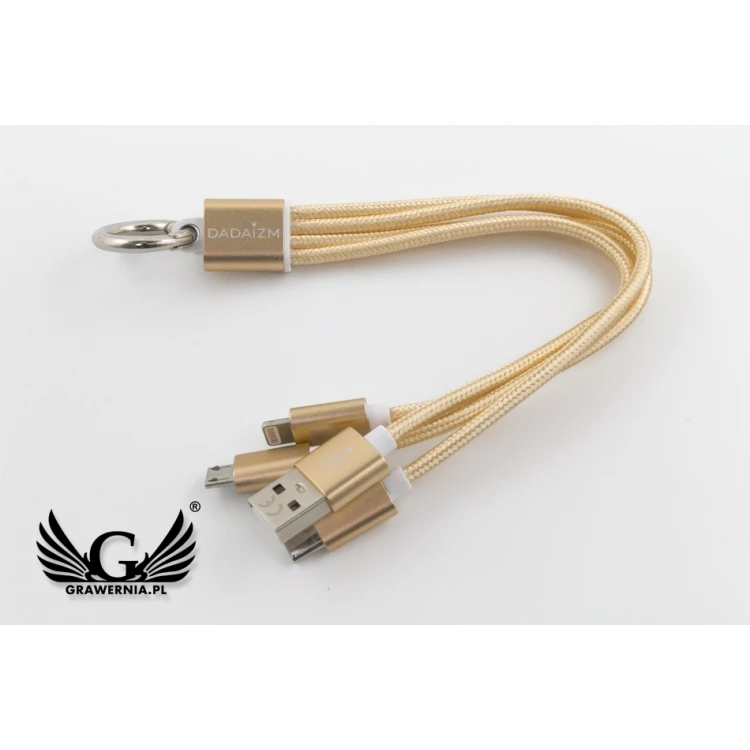 USB-Kabel 3 in 1 Toronto - beliebige Gravur - BP95