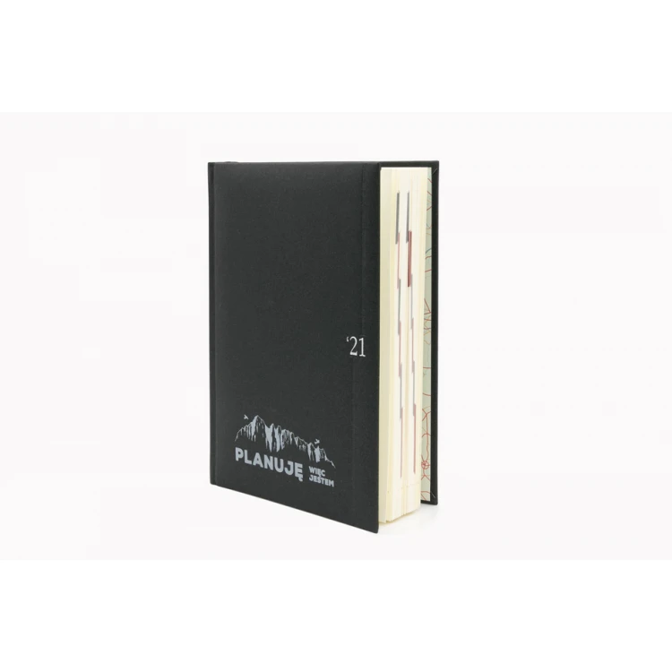 Verde Kalender schwarz mit Ihrem UV-Druck - KAL007