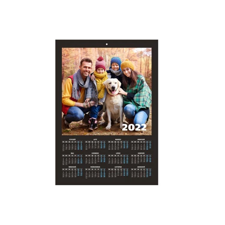 Kalender mit Foto - UV-Farbdruck - Abmessungen 297x420mm (A3) - KAL004