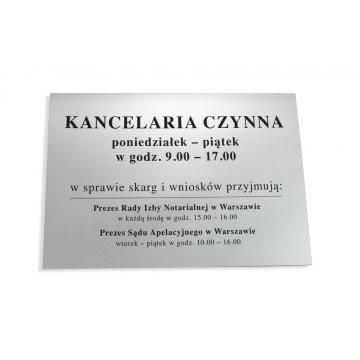 Büro geöffnet - SZ028 - Abmessungen 297x210mm (A4)