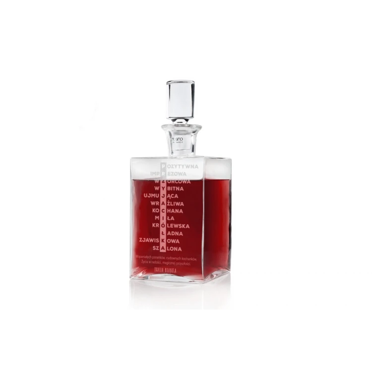 Karaffe mit Gravur für Liköre oder Whisky - CAMEL - Geschenk für Freundin - KAR034
