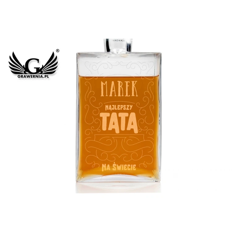 Karaffe mit Gravur für Whisky oder Liköre - CAMEL - Geschenk für Papa - KAR017