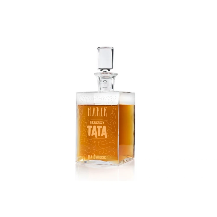 Karaffe mit Gravur für Whisky oder Liköre - CAMEL - Geschenk für Papa - KAR017